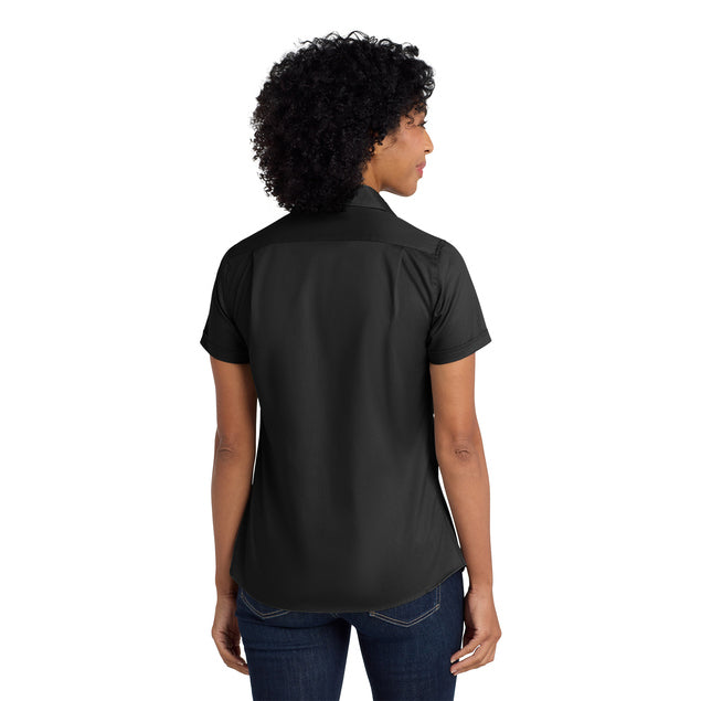 SuperPro™ Twill Dress Shirt Short-Sleeve-AM Women's
