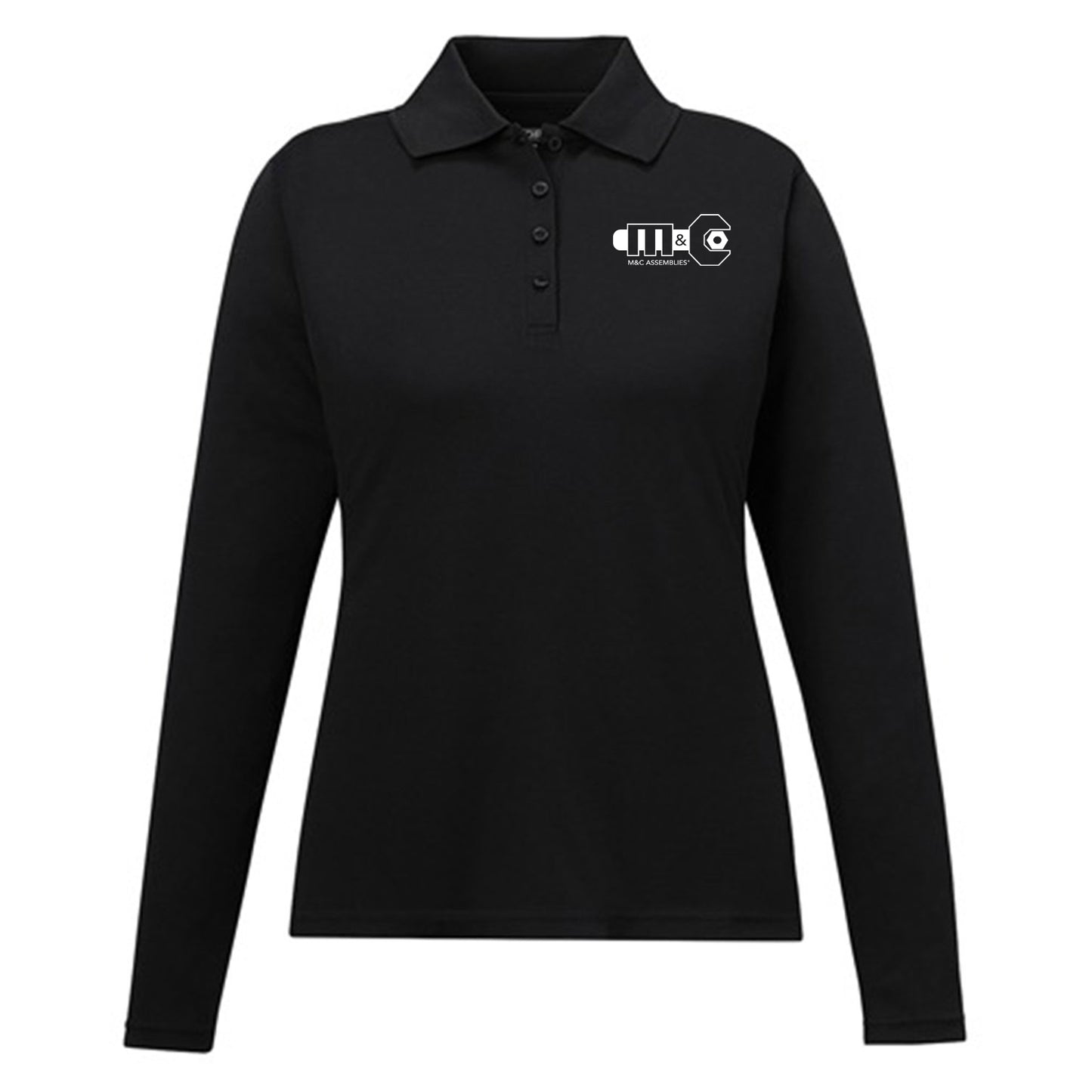 Long-Sleeve Polo Shirt- Women's AM
