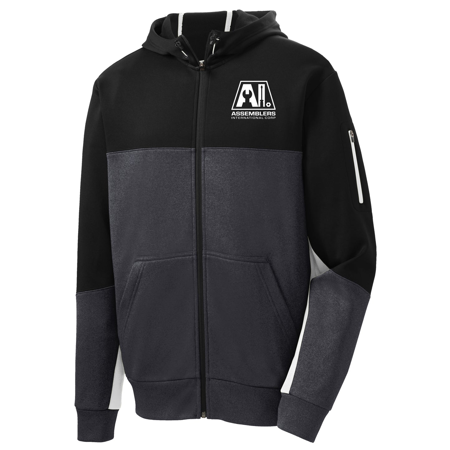 Colorbock Full-Zip Hooded Jacket - AI