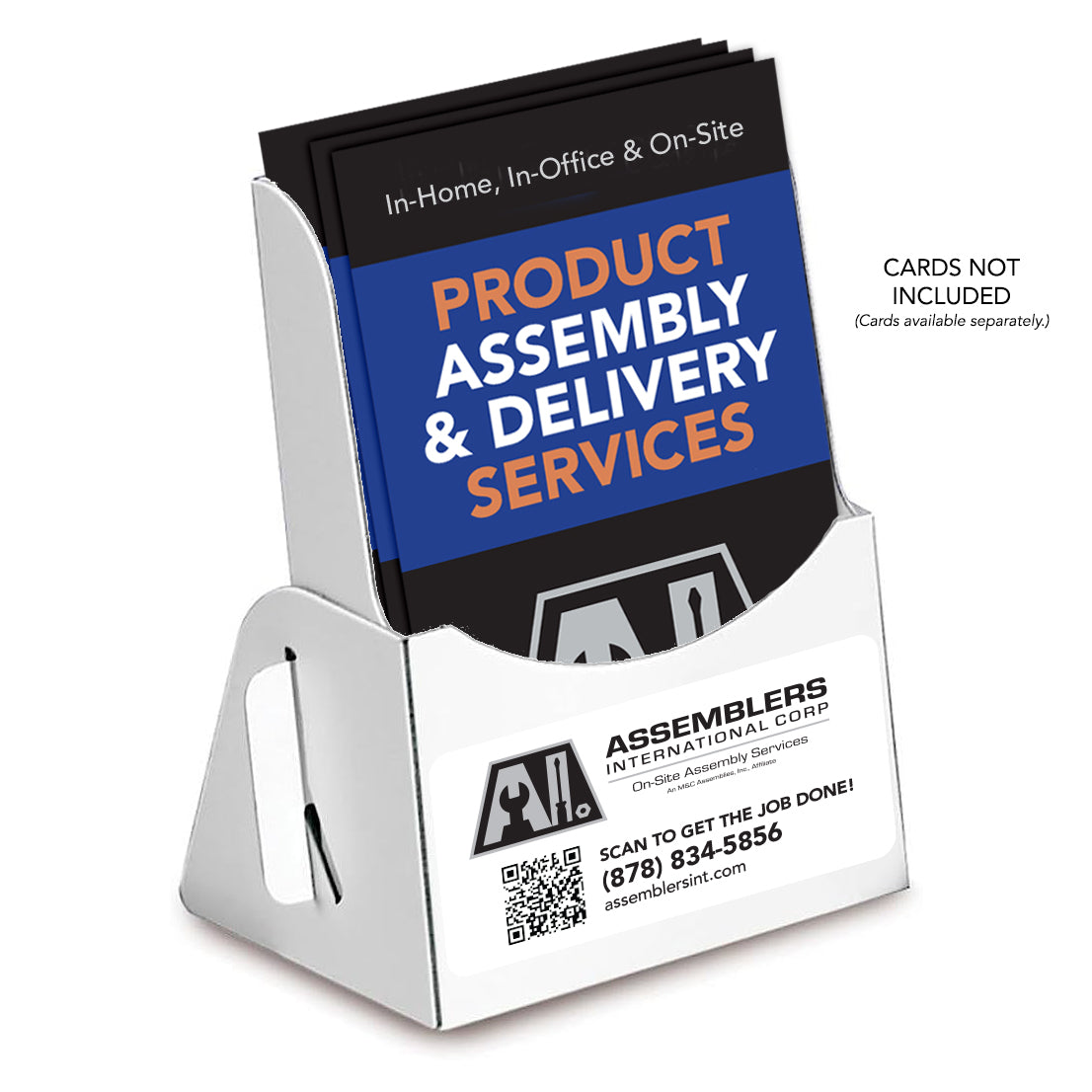 Assembly & Delivery Services Card Holder FOR ACADEMY STORES