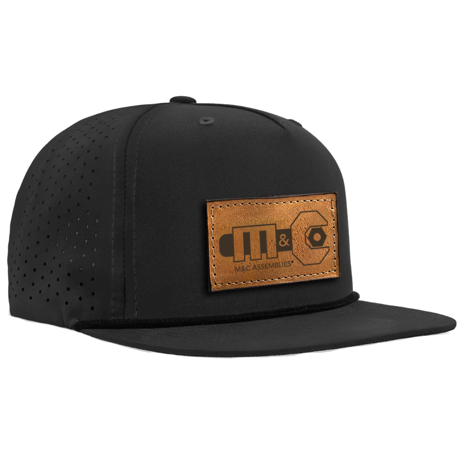 Dri-Fit Flat Bill Cap with Leather M&C Patch