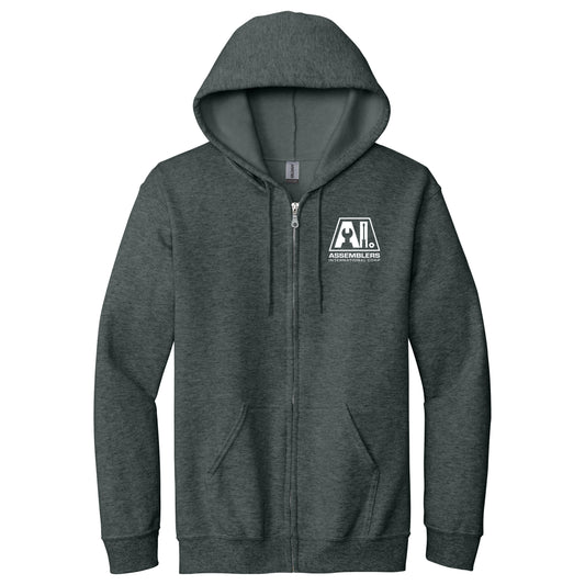 AI Men's Heavy Blend Full-Zip Hooded Sweatshirt