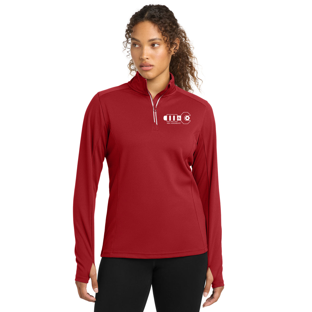 Sport-Wick® Textured 1/4-Zip Pullover - FS Women's