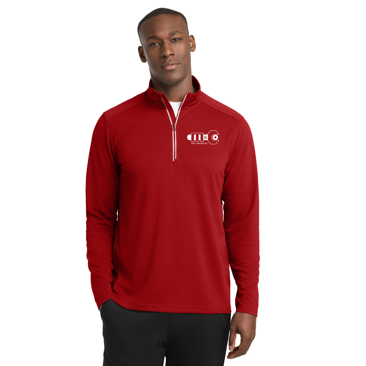 Sport-Wick® Textured 1/4-Zip Pullover - FS Men's