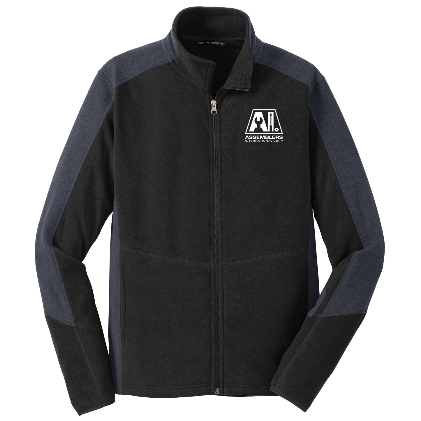 AI Men's Colorblock Microfleece Jacket