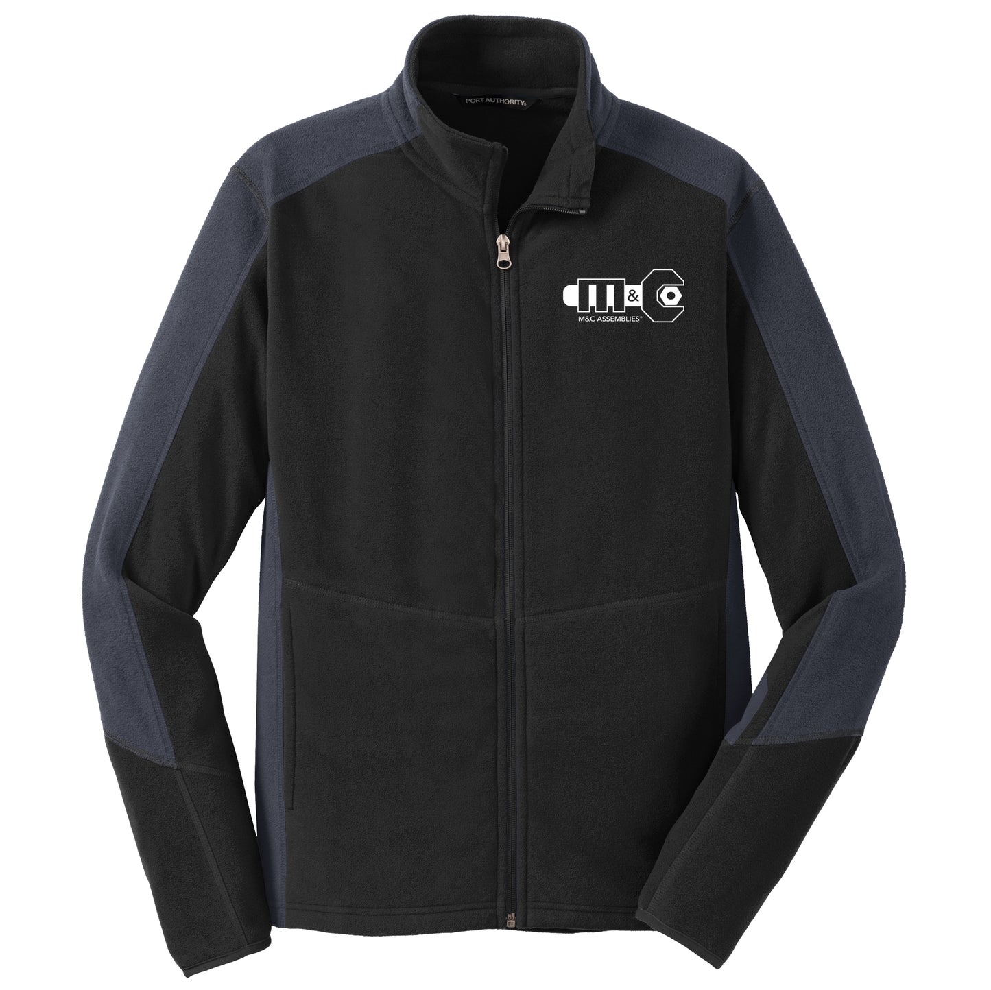 M&C Men's Colorblock Microfleece Jacket