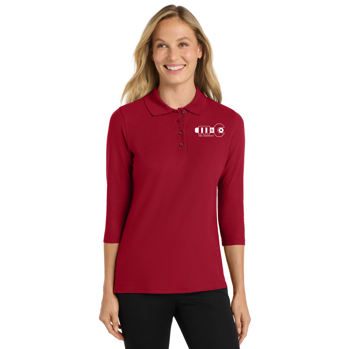 3/4 Sleeve Polo Shirt - FS Women's