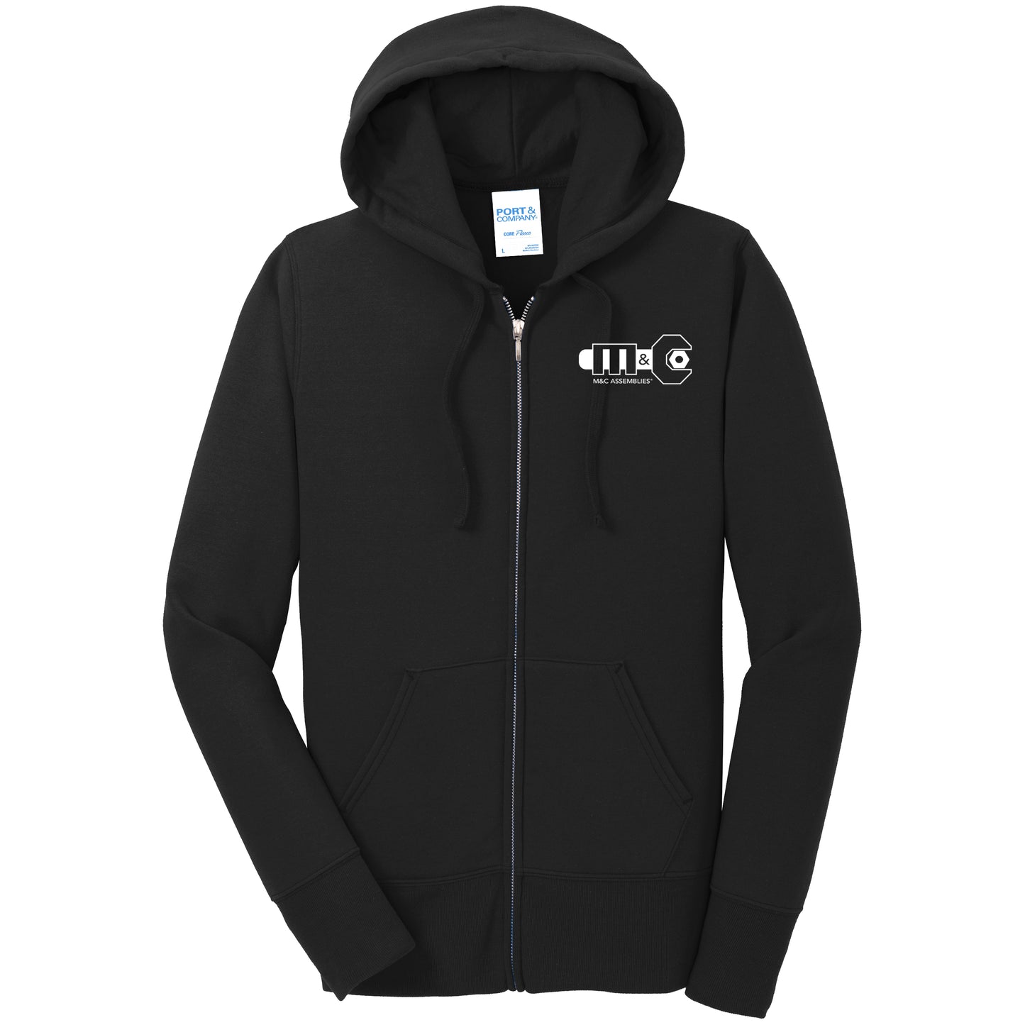 M&C Women's Core Fleece Full-Zip Hooded Sweatshirt