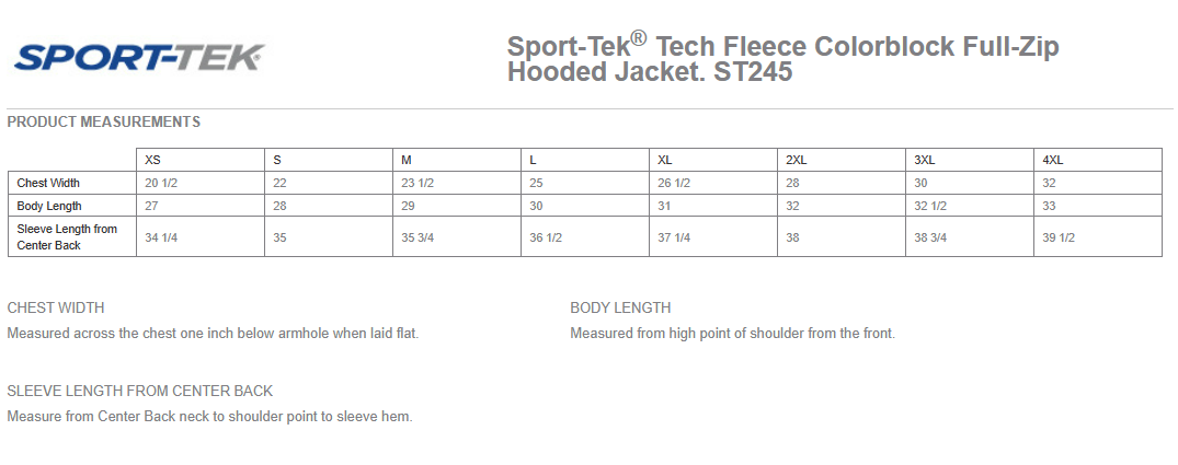 M&C Tech Fleece Colorbock Full-Zip Hooded Jacket