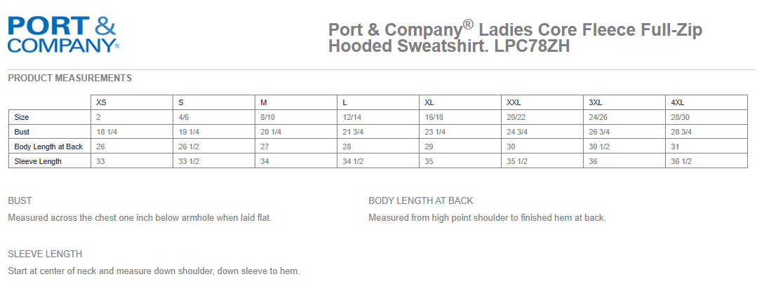 M&C Women's Core Fleece Full-Zip Hooded Sweatshirt