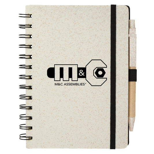 Wheatstraw Notebook & Pen