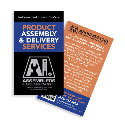 Product Assembly & Delivery Services Card 100-ct. (FOR ACADEMY STORES ONLY)